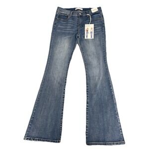 Witty Fox Women's Bootcut Flare Stretch Blue Jeans Size 5/27 New